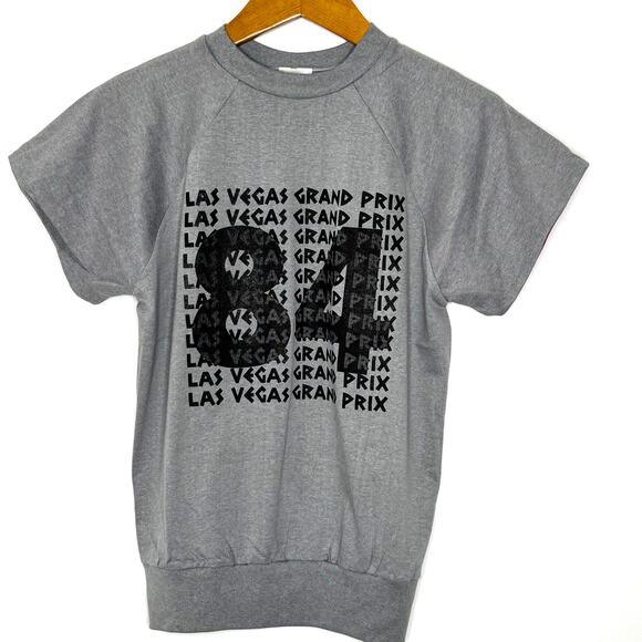 Vintage Las Vegas Grand Prix‎ t shirt with pink inside sleeves - Picture 1 of 7
